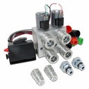 Hydraulic Multiplier Kit, SCV Splitter/Diverter Valve Including Couplers and Switch Box Control