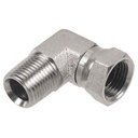 0696-02-04 1/8" MALE PIPE (NPTF) X 1/4" FEMALE PIPE SWIVEL (NPSM) 90° ELBOW