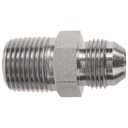 38015-04-04 1/4" MALE BSP TAPERED TO 7/16-20 MALE JIC 37° FLARE CONNECTOR