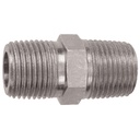 38038-06-06 3/8" MALE BSP TAPERED HEX NIPPLE