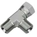 26T26-06-06 3/8" FEMALE BSP PARALLEL SWIVEL TEE