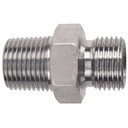 36016-20-20 1-1/4" MALE PIPE (NPTF) TO 1-1/4" MALE BSP PARALLEL CONNECTOR