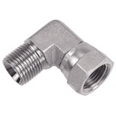 36926-02-02 1/8" MALE BSP PARALLEL TO FEMALE BSP PARALLEL SWIVEL 90° ELBOW