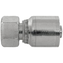 44026-08-06 3/8" NON-SKIVE CRIMP COUPLING WITH 1/2" FEMALE BSP PARALLEL THREAD