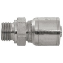 44026SS-12-12 3/4" TYPE 316 STAINLESS STEEL NON-SKIVE CRIMP COUPLING WITH 3/4" FEMALE BSP PARALLEL THREAD