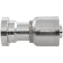 4409H-24-20 1-1/4" NON-SKIVE CRIMP COUPLING WITH 2.50" SAE CODE 62 FLANGE