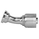 4429-12-12 3/4" 22° NON-SKIVE CRIMP COUPLING ELBOW WITH 1.50" SAE CODE 61 FLANGE