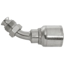 4216X-16-16 1" NON-SKIVE CRIMP COUPLING WITH 1" MALE PIPE (NPTF) LIVE SWIVEL THREAD