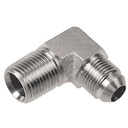 1596-08-12 1/2" MALE PIPE (NPTF) TO 1-1/16-12 MALE JIC 37° FLARE 90° ELBOW