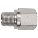 1608-04-04 1/4" STEEL FEMALE PIPE (NPTF) TO 1/4" MALE PIPE (NPTF) REDUCER