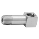 1698GRL-02-02 1/8" MALE PIPE (NPTF) THREAD TO 1/8" FEMALE PIPE (NPTF) 90° LONG GREASE ELBOW