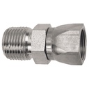 0516-08-12 1/2" MALE PIPE (NPTF) TO 1-1/16-12 FEMALE JIC 37° FLARE CONNECTOR