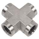 08X88-08-08 1/2" STEEL PIPE (NPTF) CROSS