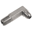 1596SS-16-16 1" TYPE 316 STAINLESS STEEL MALE PIPE (NPTF) TO 1-5/16-12 MALE JIC 37° FLARE 90° ELBOW