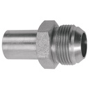 61015-10-06 10 MM DIN 2353 METRIC STANDPIPE TO 9/16-18 MALE JIC 37° FLARE CONNECTOR