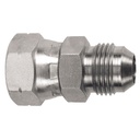 63015L-15-06 15 MM L SERIES FEMALE METRIC DIN 2353 TO 9/16-18 MALE JIC 37° ADAPTER