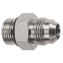 1115-04-04 7/16-20 MALE O-RING BOSS TO 7/16-20 MALE JIC 37° FLARE CONNECTOR