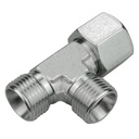 63063S-30-30 30 MM SERIES S FEMALE METRIC DIN 2353 SWIVEL CONNECTOR