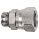 0611-08-08-000 3/4-16 MALE O-RING BOSS TO 1/2" FEMALE PIPE SWIVEL (NPSM) UN-DRILLED ORIFICE ADAPTER