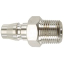 10PM 1/4" PLATED STEEL JAPANESE NIPPLE WITH 1/8" MALE PIPE (NPT) THREAD