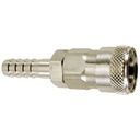 20SH-SS 1/4" STAINLESS STEEL JAPANESE COUPLER WITH 1/4" HOSE BARB