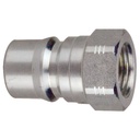 C102-02 1/8" C100 SERIES ISO-B HYDRAULIC NIPPLE WITH FEMALE PIPE (NPTF) THREAD