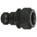 C302KM-02-04 1/8" C300KM SERIES EXTREME PRESSURE HYDRAULIC NIPPLE WITH 1/4" FEMALE PIPE (NPTF) THREAD