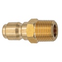 CPST11B 1" BRASS STRAIGHT-THROUGH NIPPLE WITH MALE PIPE (NPT) THREAD