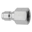 CPST2 1/8" PLATED STEEL STRAIGHT-THROUGH NIPPLE WITH FEMALE PIPE (NPT) THREAD