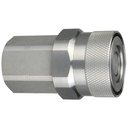 C701VEP-08-08 1/2" C700VEP SERIES THREAD TOGETHER FLUSH-FACE HYDRAULIC COUPLER WITH FEMALE PIPE (NPTF) THREAD