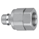 C802-04 1/4" C800 SERIES HYDRAULIC NIPPLE WITH FEMALE PIPE (NPTF) THREAD