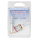 CP1-42:PAK RETAIL PACKAGED 1/4" AUTOMOTIVE NIPPLE WITH 1/4" HOSE BARB