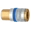 C20 1/4" INDUSTRIAL COUPLER WITH 1/4" FEMALE PIPE (NPT) THREAD