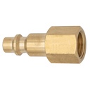 CP20B 1/4" BRASS INDUSTRIAL NIPPLE WITH 1/4" FEMALE PIPE (NPT) THREAD