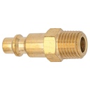 CP21-03B 1/4" BRASS INDUSTRIAL NIPPLE WITH 3/8" MALE PIPE (NPT) THREAD