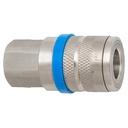 C26SS 3/8" STAINLESS STEEL INDUSTRIAL COUPLER WITH 3/8" FEMALE PIPE (NPT) THREAD