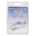 CP37:PAK RETAIL PACKAGED 1/4" ARO NIPPLE WITH 1/4" MALE PIPE (NPT) THREAD